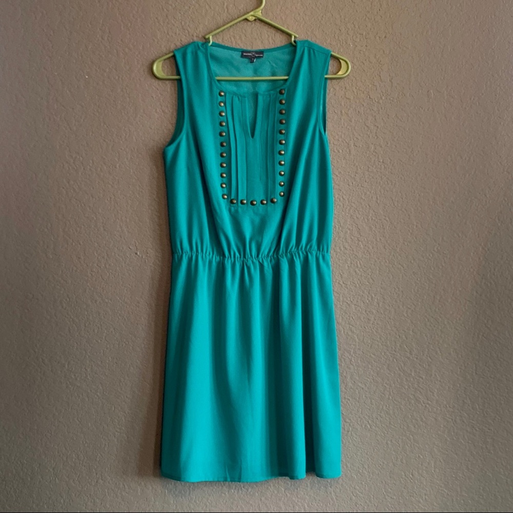 Market and Spruce turquoise dress